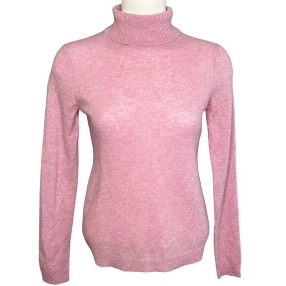 Charter Club Petite 2-Ply Cashmere Sweater Top Women's XS Pink Soft Lightweight - Picture 1 of 8